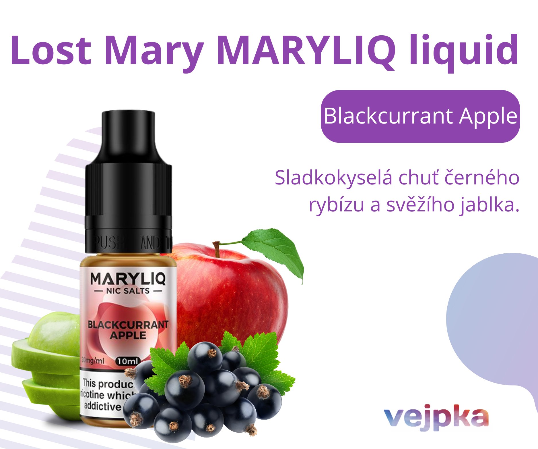 Lost Mary MARYLIQ - BLACKCURRANT APPLE